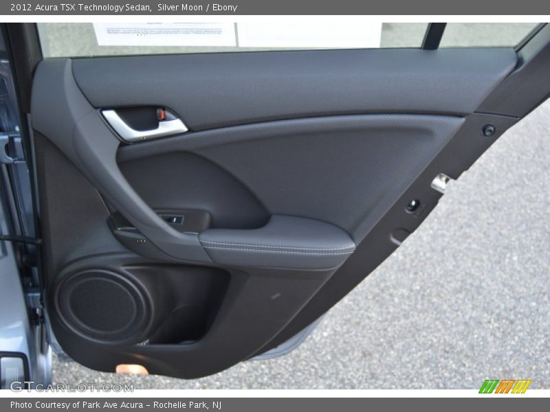 Silver Moon / Ebony 2012 Acura TSX Technology Sedan