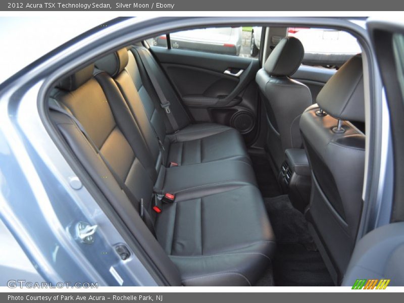 Silver Moon / Ebony 2012 Acura TSX Technology Sedan