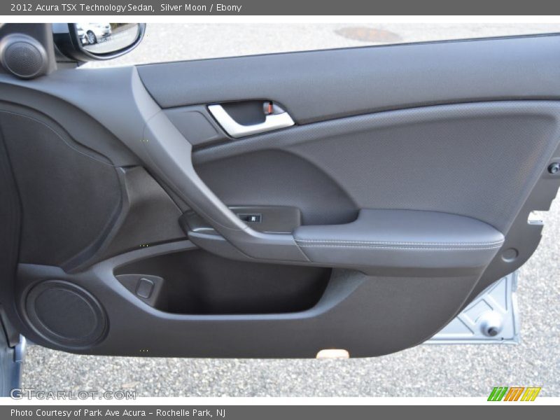 Silver Moon / Ebony 2012 Acura TSX Technology Sedan