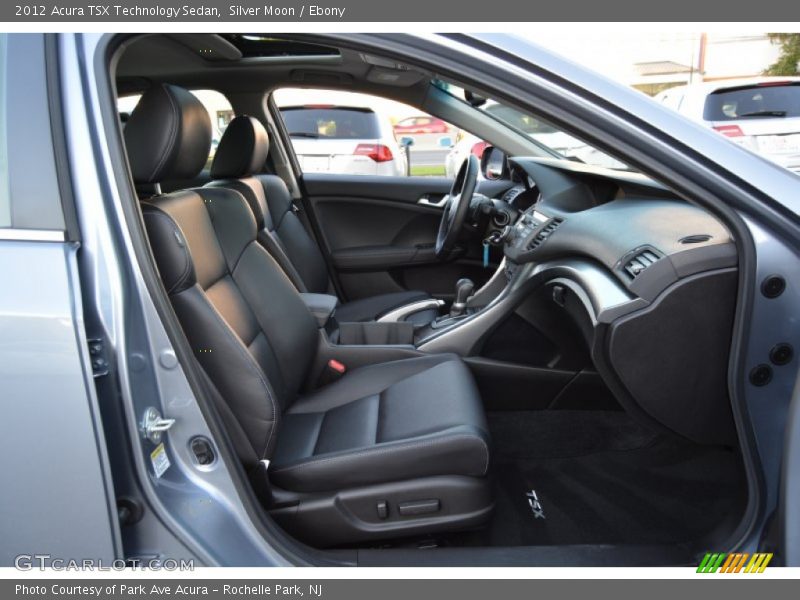 Silver Moon / Ebony 2012 Acura TSX Technology Sedan