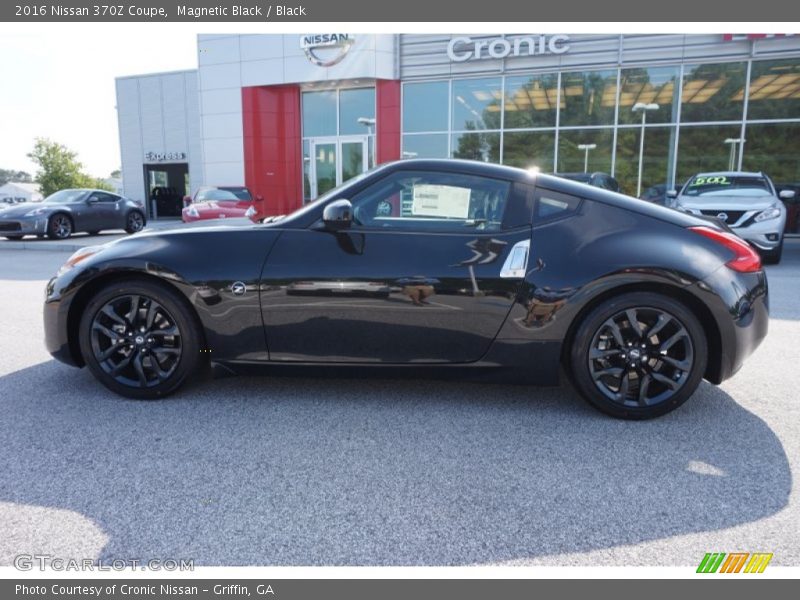 Magnetic Black / Black 2016 Nissan 370Z Coupe
