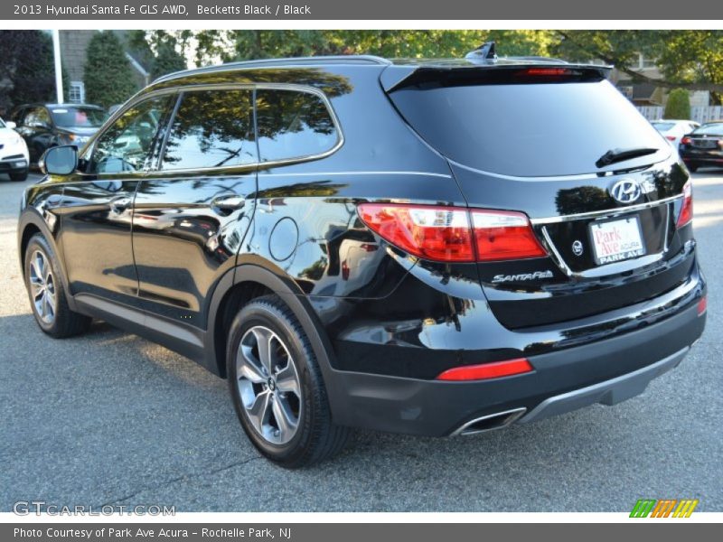 Becketts Black / Black 2013 Hyundai Santa Fe GLS AWD