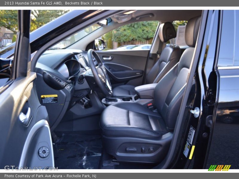 Becketts Black / Black 2013 Hyundai Santa Fe GLS AWD