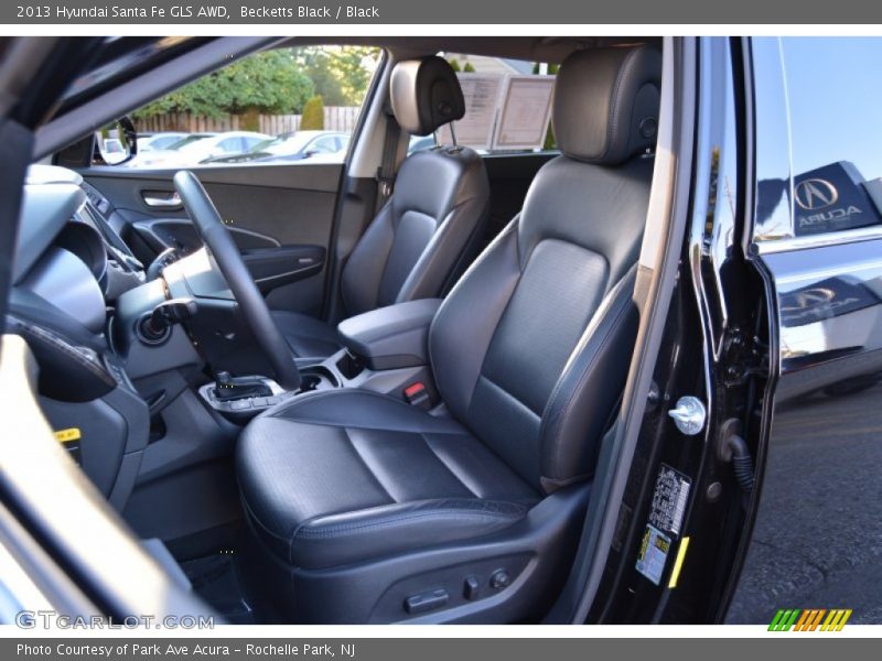 Becketts Black / Black 2013 Hyundai Santa Fe GLS AWD