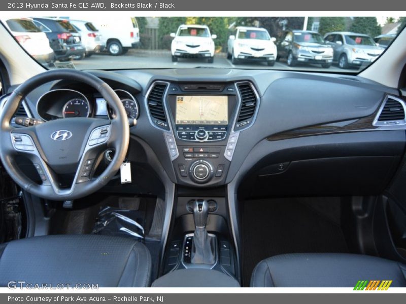 Becketts Black / Black 2013 Hyundai Santa Fe GLS AWD