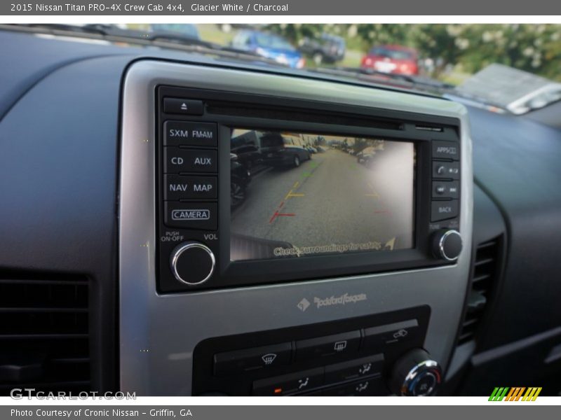 Glacier White / Charcoal 2015 Nissan Titan PRO-4X Crew Cab 4x4
