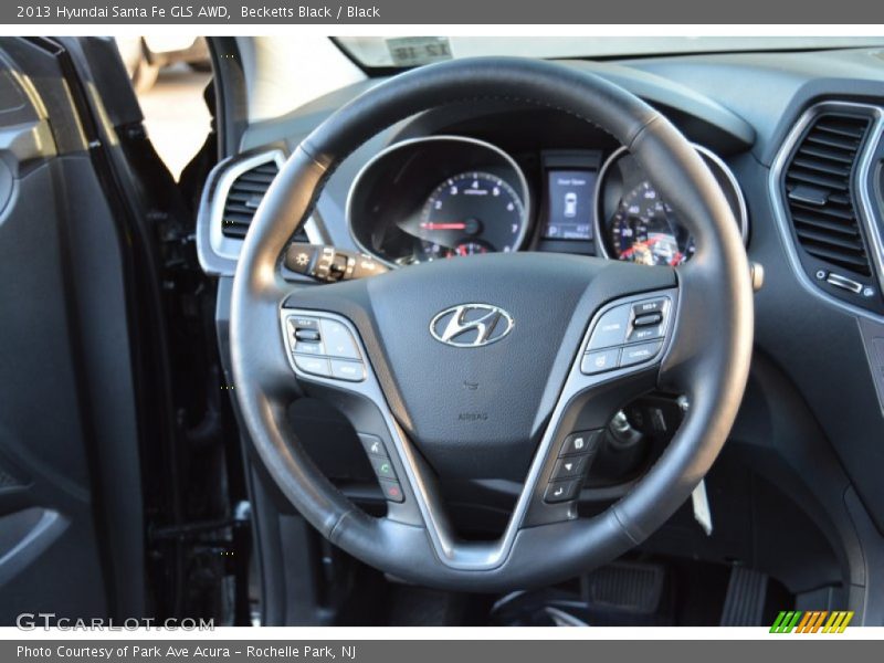 Becketts Black / Black 2013 Hyundai Santa Fe GLS AWD