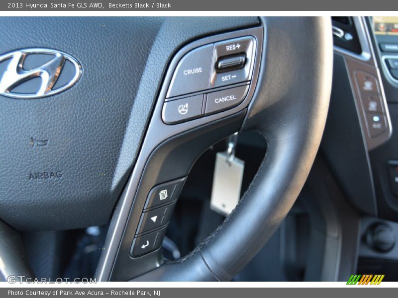 Becketts Black / Black 2013 Hyundai Santa Fe GLS AWD
