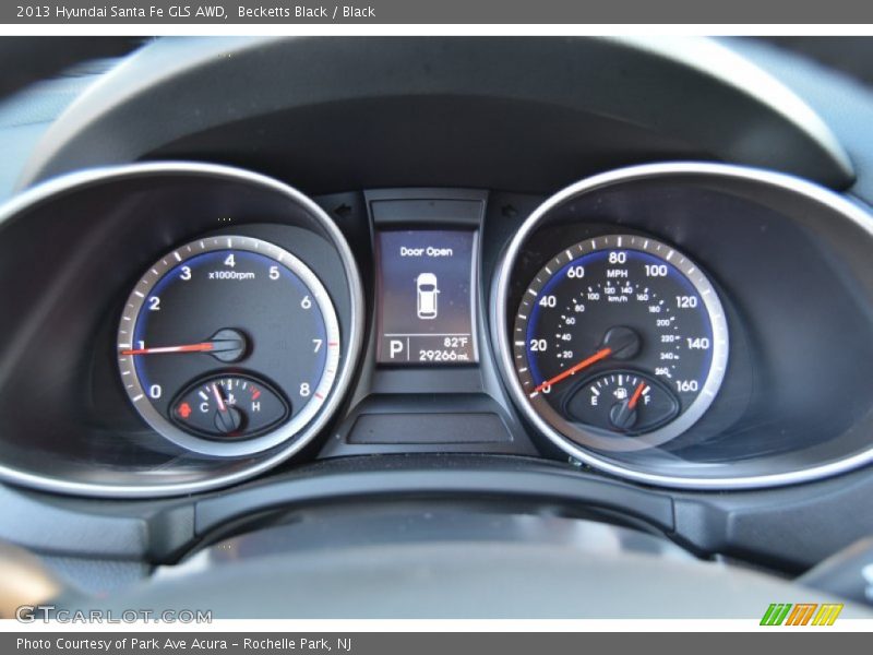 Becketts Black / Black 2013 Hyundai Santa Fe GLS AWD