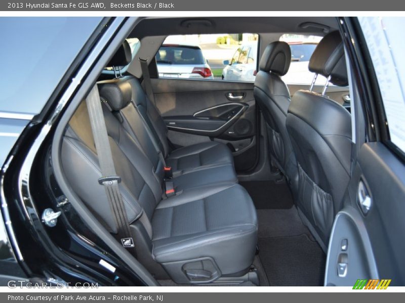 Becketts Black / Black 2013 Hyundai Santa Fe GLS AWD