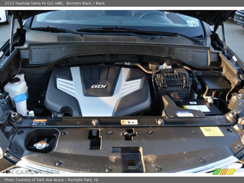 Becketts Black / Black 2013 Hyundai Santa Fe GLS AWD