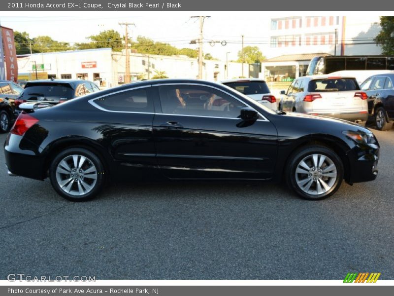 Crystal Black Pearl / Black 2011 Honda Accord EX-L Coupe