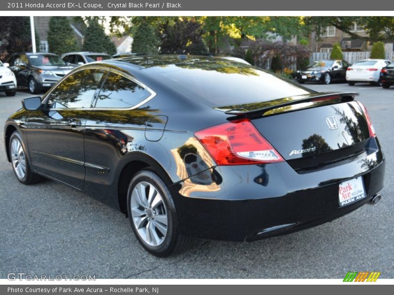 Crystal Black Pearl / Black 2011 Honda Accord EX-L Coupe