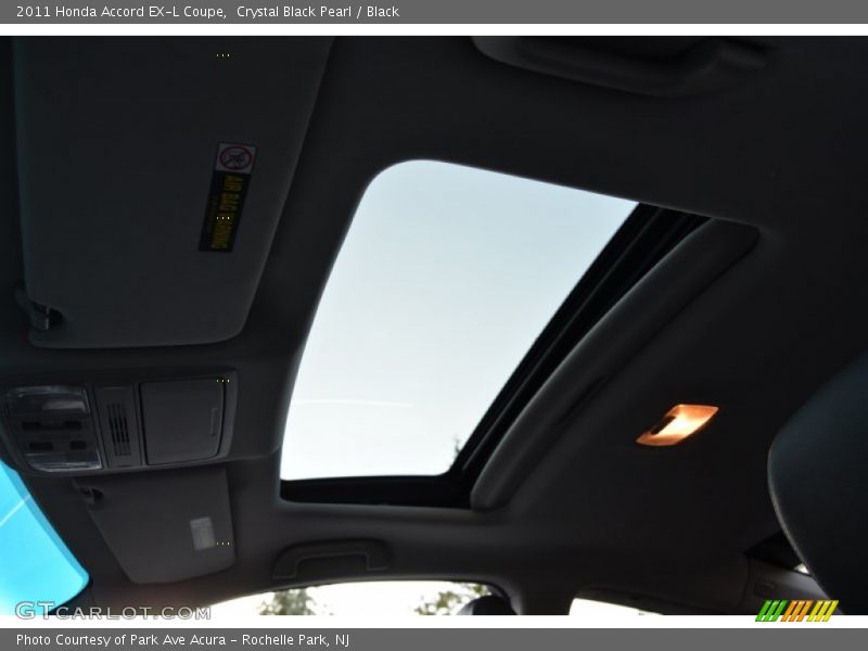 Crystal Black Pearl / Black 2011 Honda Accord EX-L Coupe
