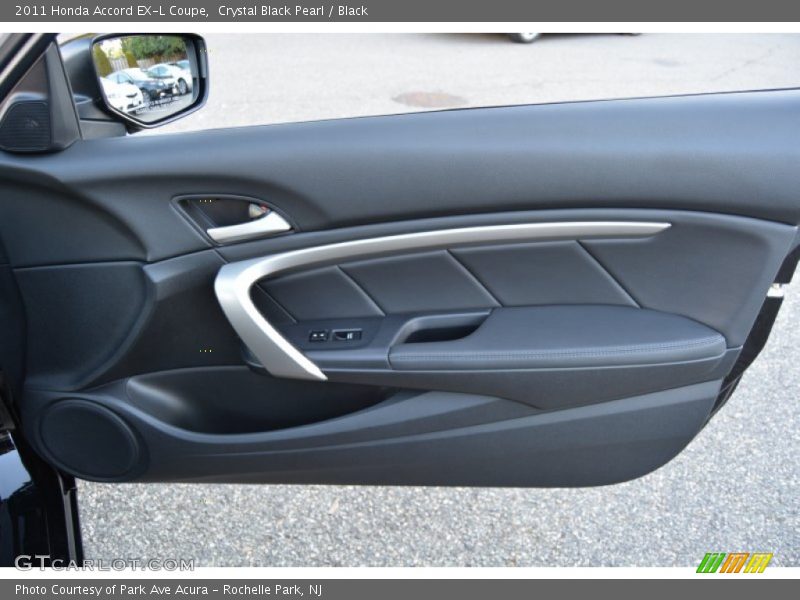 Crystal Black Pearl / Black 2011 Honda Accord EX-L Coupe