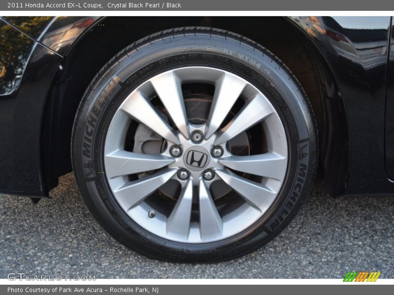 Crystal Black Pearl / Black 2011 Honda Accord EX-L Coupe