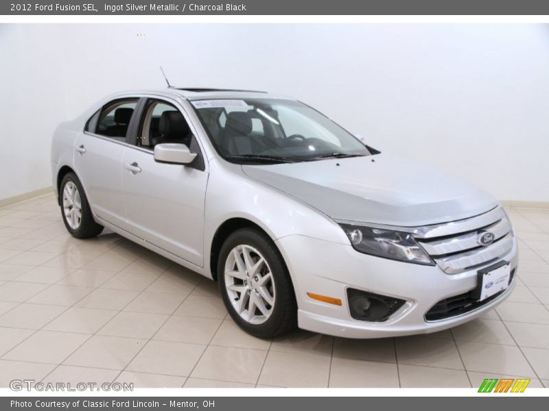 Ingot Silver Metallic / Charcoal Black 2012 Ford Fusion SEL