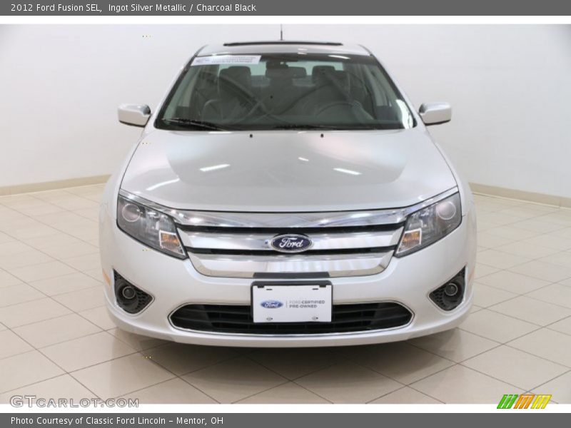 Ingot Silver Metallic / Charcoal Black 2012 Ford Fusion SEL
