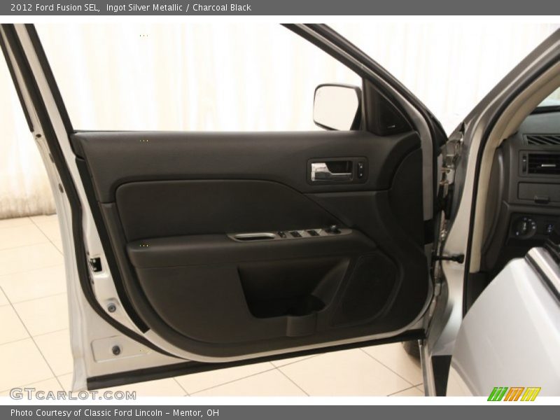 Ingot Silver Metallic / Charcoal Black 2012 Ford Fusion SEL