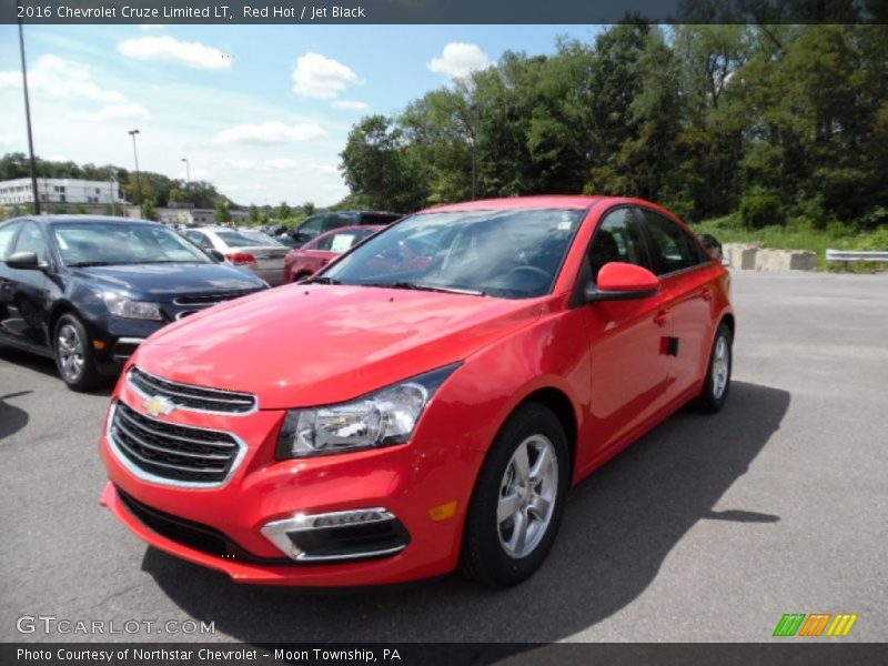 Red Hot / Jet Black 2016 Chevrolet Cruze Limited LT