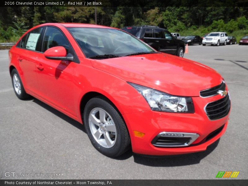 Red Hot / Jet Black 2016 Chevrolet Cruze Limited LT