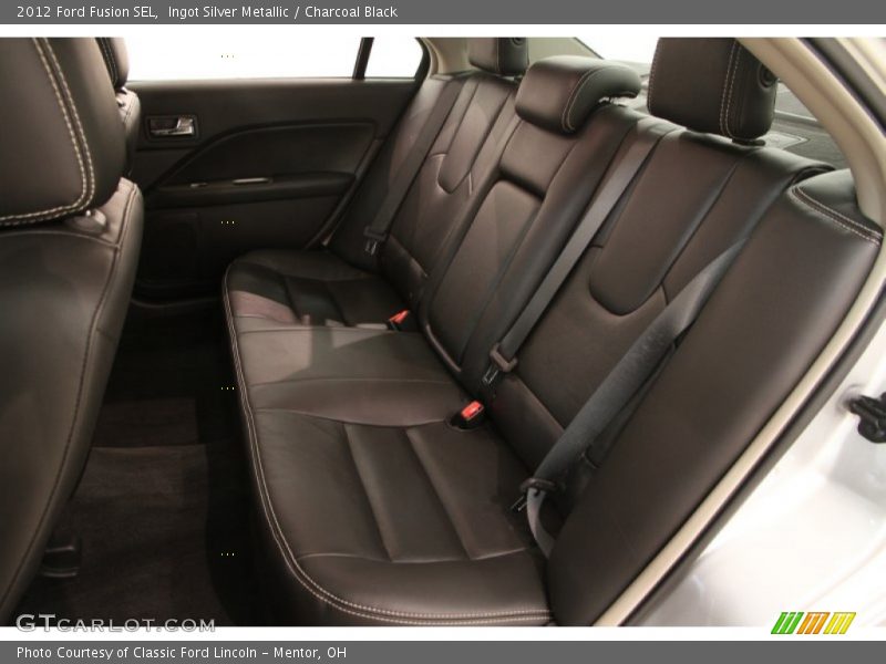 Ingot Silver Metallic / Charcoal Black 2012 Ford Fusion SEL
