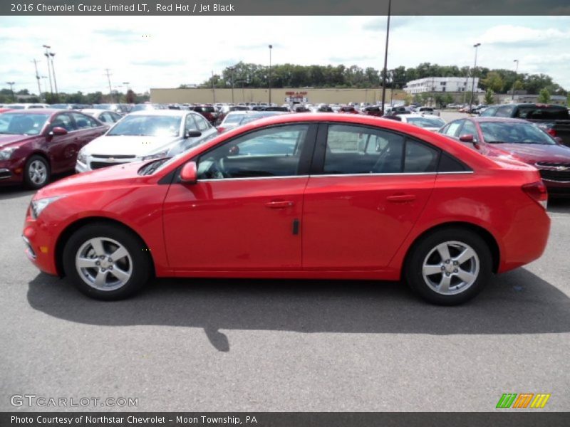 Red Hot / Jet Black 2016 Chevrolet Cruze Limited LT