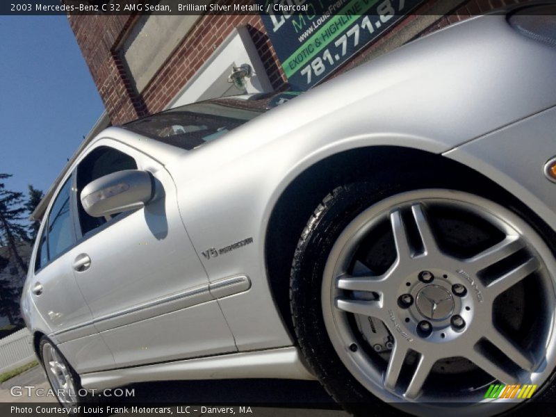 Brilliant Silver Metallic / Charcoal 2003 Mercedes-Benz C 32 AMG Sedan