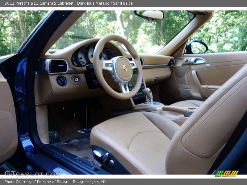  2012 911 Carrera S Cabriolet Sand Beige Interior