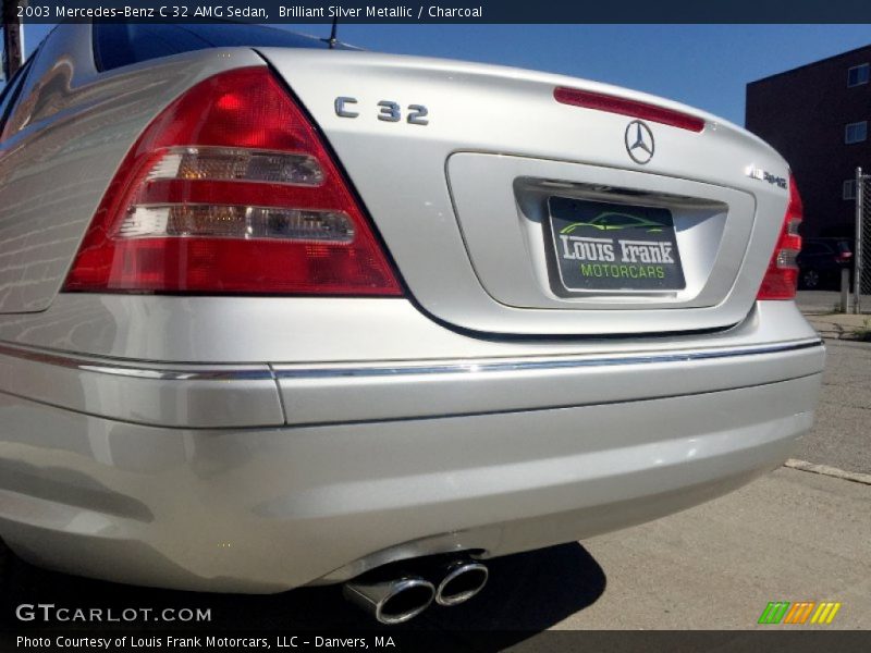 Brilliant Silver Metallic / Charcoal 2003 Mercedes-Benz C 32 AMG Sedan