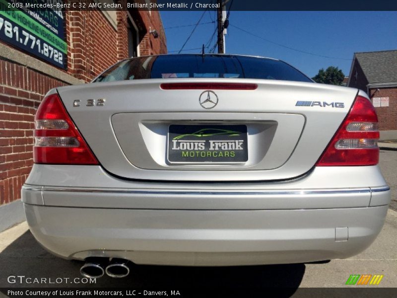 Brilliant Silver Metallic / Charcoal 2003 Mercedes-Benz C 32 AMG Sedan
