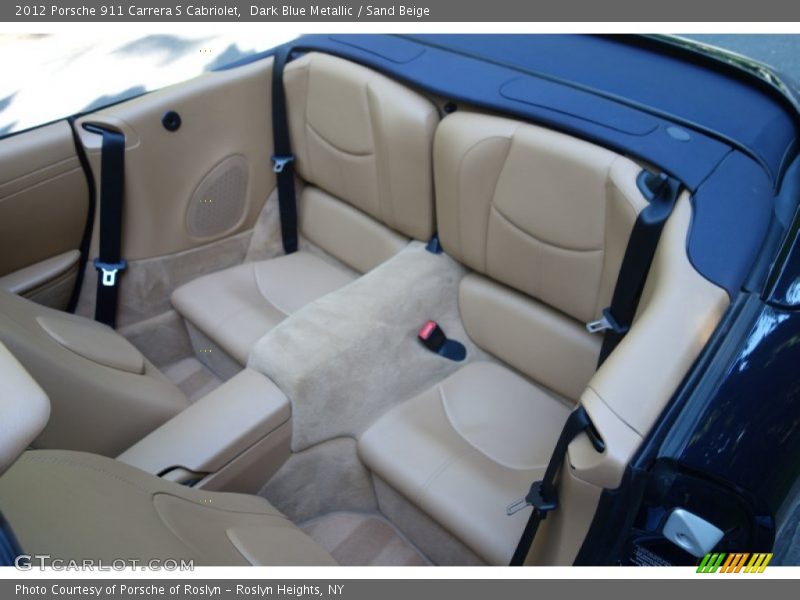 Dark Blue Metallic / Sand Beige 2012 Porsche 911 Carrera S Cabriolet