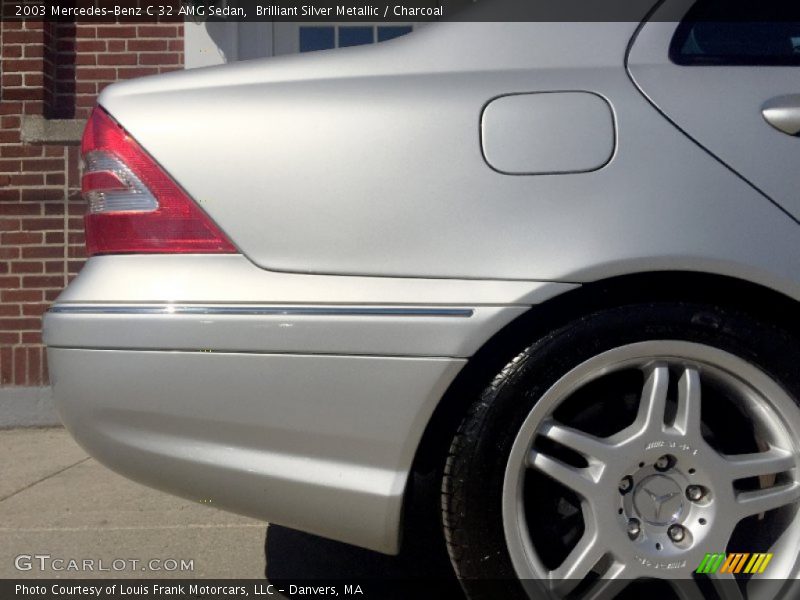 Brilliant Silver Metallic / Charcoal 2003 Mercedes-Benz C 32 AMG Sedan