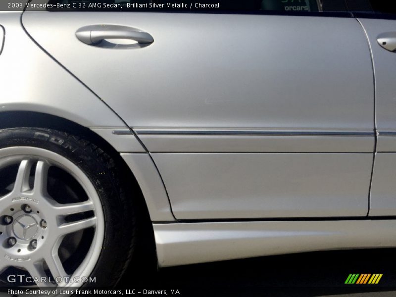 Brilliant Silver Metallic / Charcoal 2003 Mercedes-Benz C 32 AMG Sedan