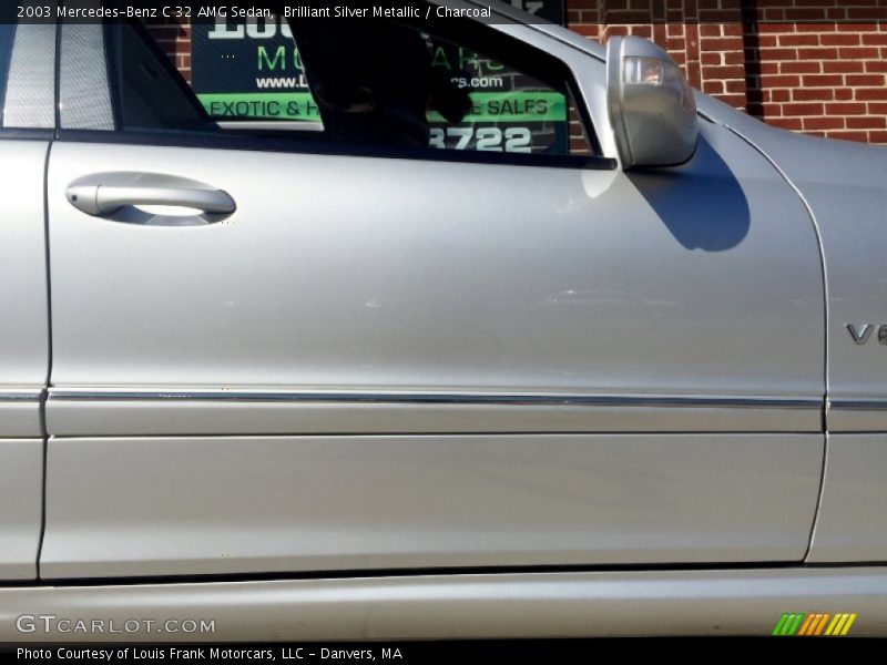 Brilliant Silver Metallic / Charcoal 2003 Mercedes-Benz C 32 AMG Sedan