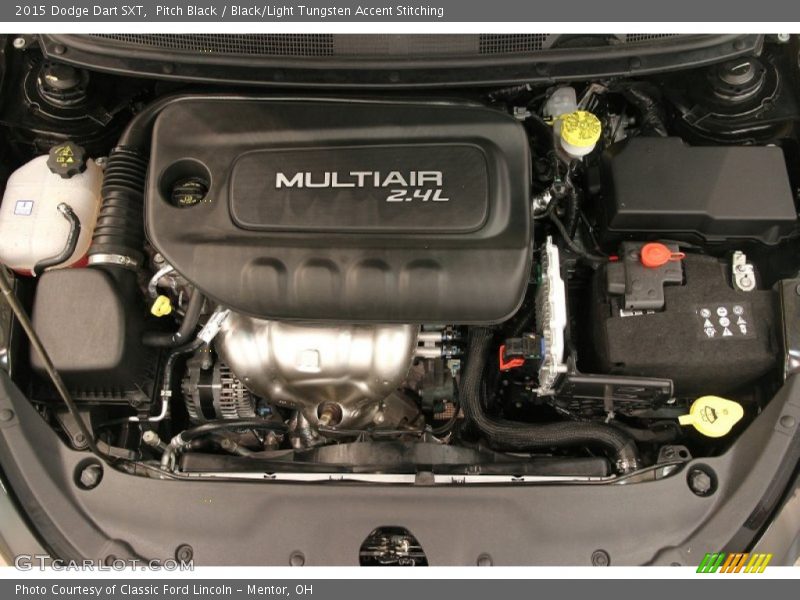 Pitch Black / Black/Light Tungsten Accent Stitching 2015 Dodge Dart SXT