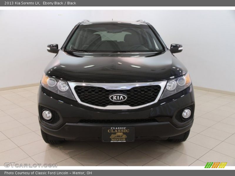 Ebony Black / Black 2013 Kia Sorento LX