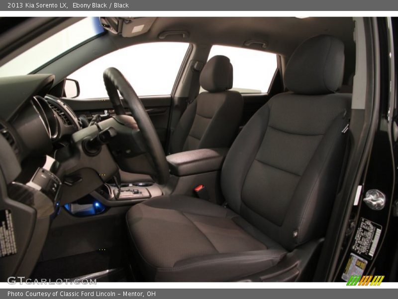 Ebony Black / Black 2013 Kia Sorento LX