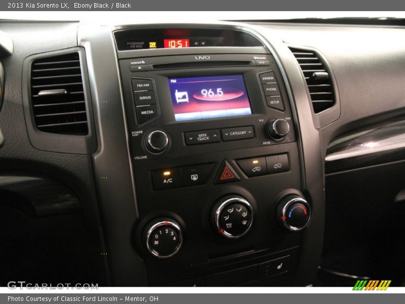 Ebony Black / Black 2013 Kia Sorento LX