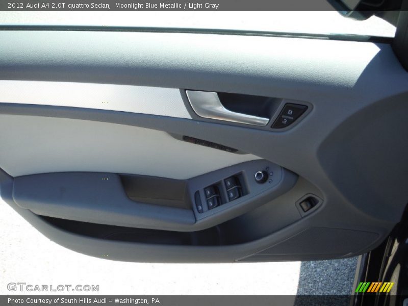 Moonlight Blue Metallic / Light Gray 2012 Audi A4 2.0T quattro Sedan