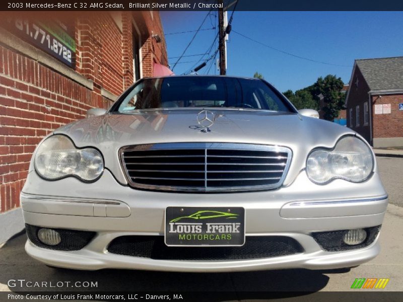 Brilliant Silver Metallic / Charcoal 2003 Mercedes-Benz C 32 AMG Sedan