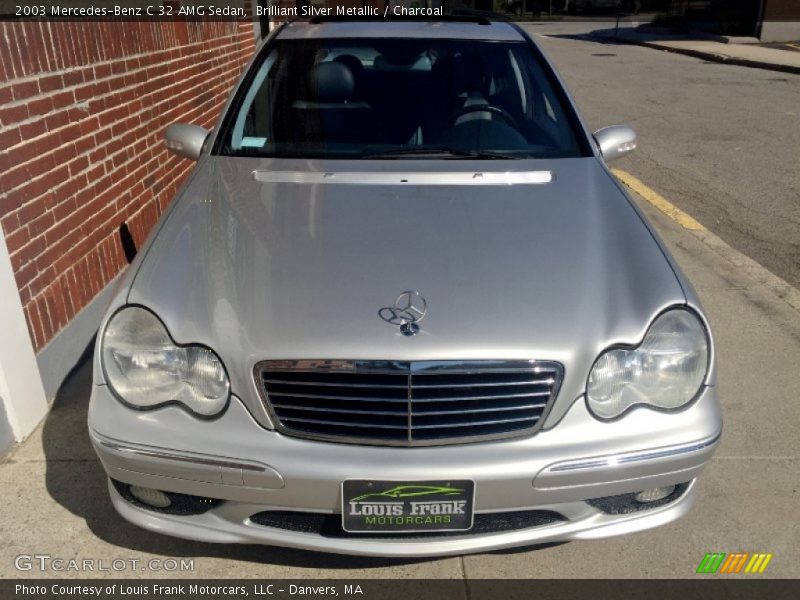 Brilliant Silver Metallic / Charcoal 2003 Mercedes-Benz C 32 AMG Sedan