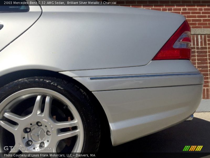 Brilliant Silver Metallic / Charcoal 2003 Mercedes-Benz C 32 AMG Sedan