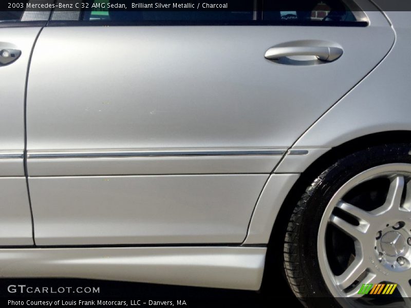 Brilliant Silver Metallic / Charcoal 2003 Mercedes-Benz C 32 AMG Sedan