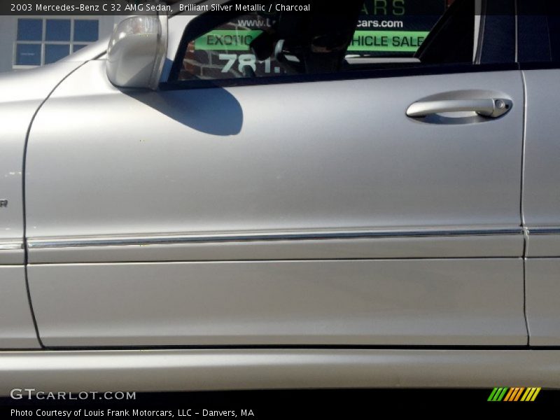 Brilliant Silver Metallic / Charcoal 2003 Mercedes-Benz C 32 AMG Sedan