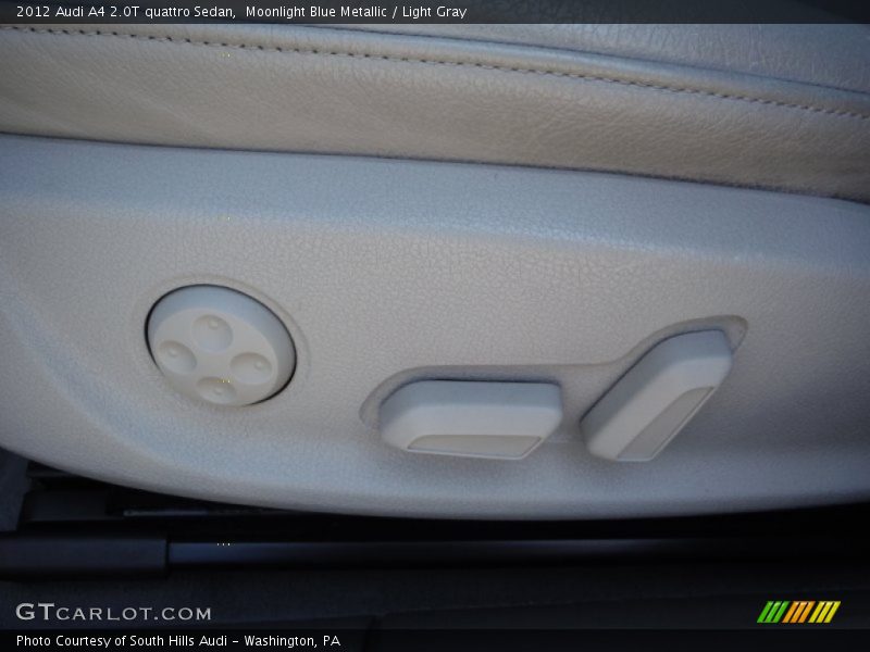Moonlight Blue Metallic / Light Gray 2012 Audi A4 2.0T quattro Sedan
