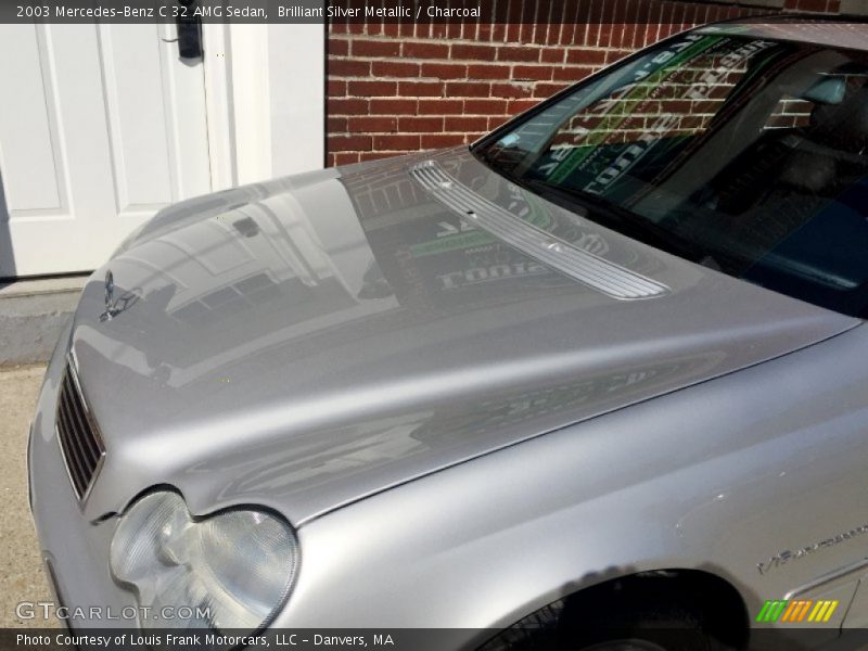 Brilliant Silver Metallic / Charcoal 2003 Mercedes-Benz C 32 AMG Sedan
