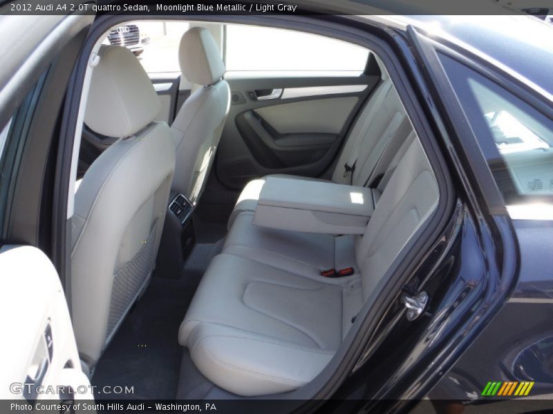 Moonlight Blue Metallic / Light Gray 2012 Audi A4 2.0T quattro Sedan