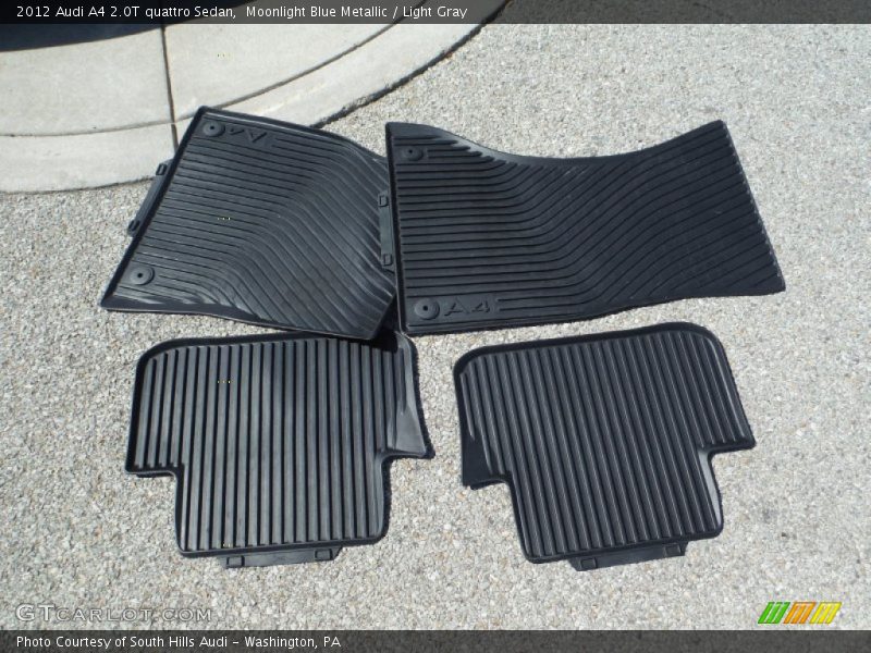 Moonlight Blue Metallic / Light Gray 2012 Audi A4 2.0T quattro Sedan