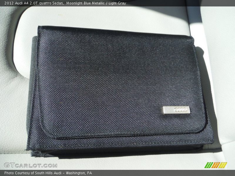 Moonlight Blue Metallic / Light Gray 2012 Audi A4 2.0T quattro Sedan